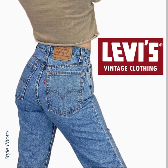 LEVI’S 550 Relaxed Fit High-Rise Tapered Y2K Jeans (14S ~ 30W)